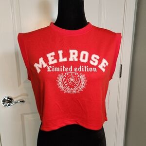 Women's Red Limited Edition Sleeveless Top